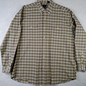 Roper Western Button Up Shirt Mens Size XL Colorful Plaid Rugged